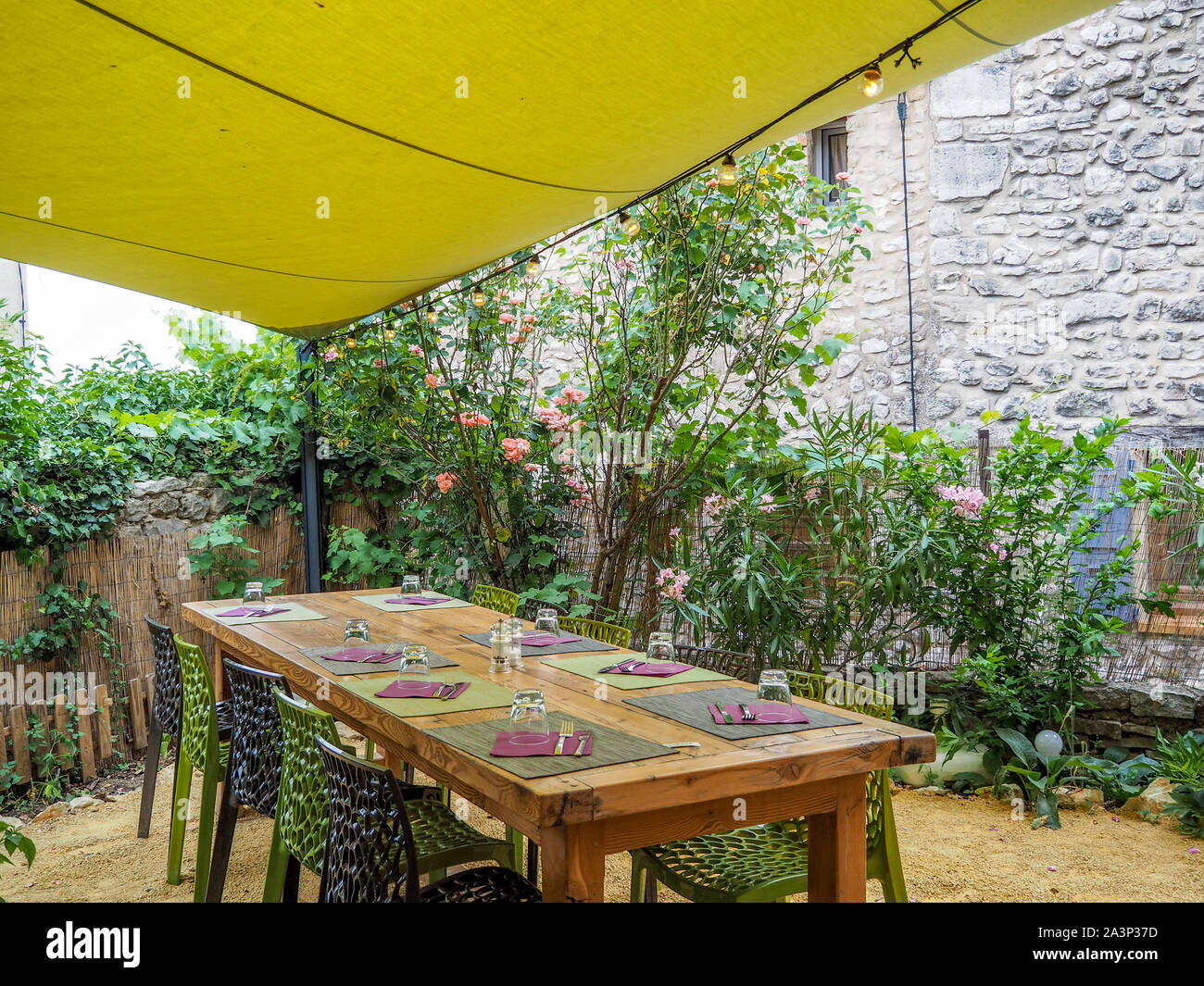 Malerisch freien Stellen in der Landschaft der Provence Stockfoto