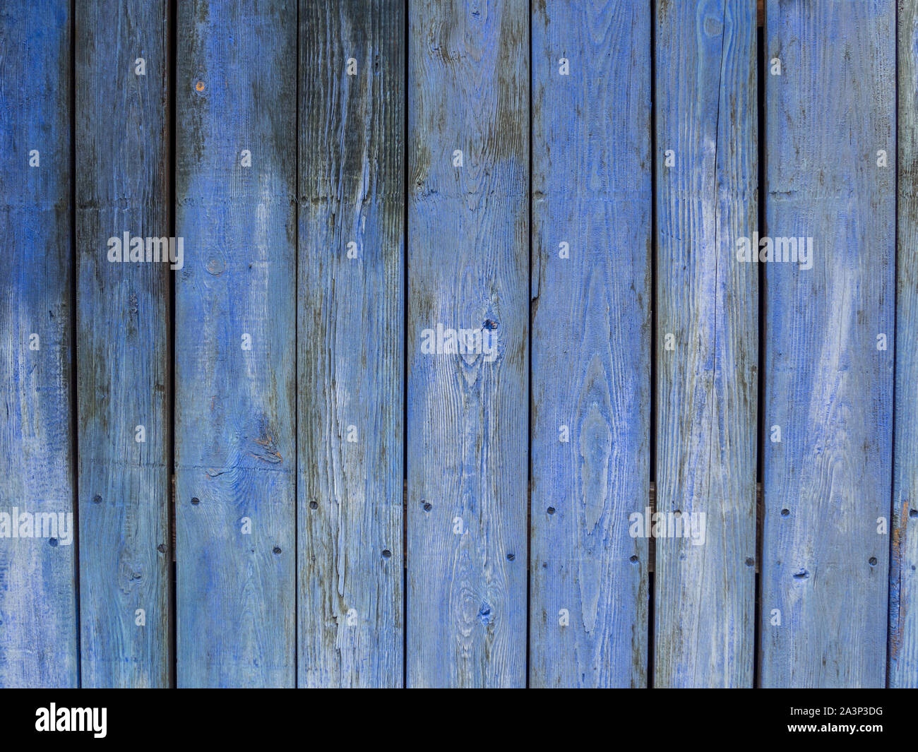 Holz Textur blauer Hintergrund Stockfoto