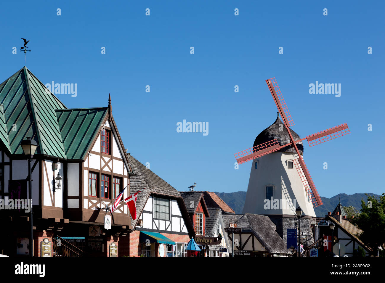 Solvang in Santa Barbara County, Kalifornien Stockfoto