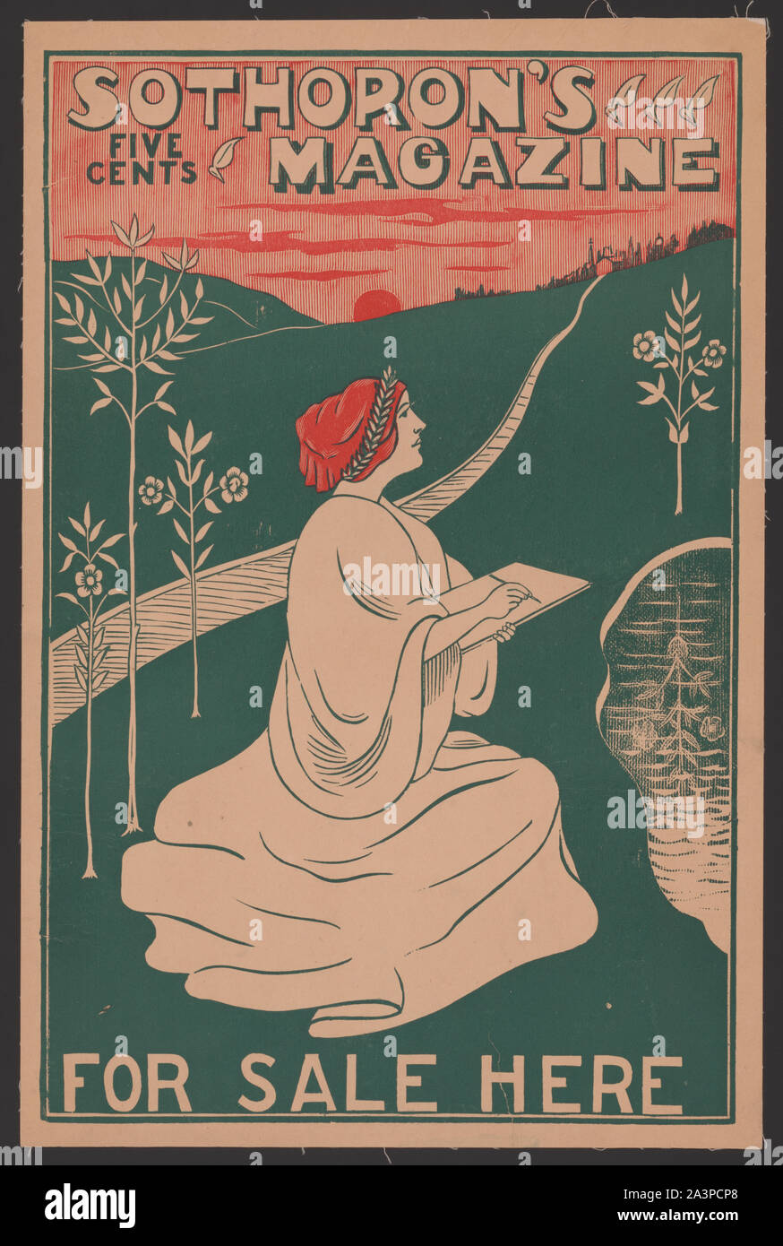 Sothoron's Magazine, zum Verkauf hier fünf Cent Stockfoto