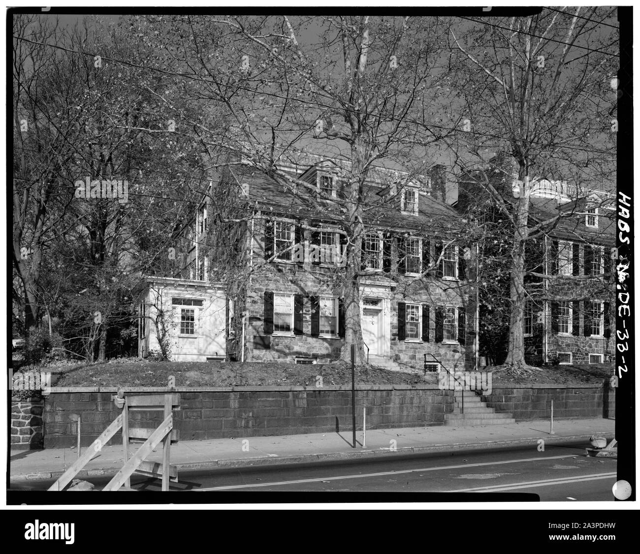 Südseite - Joseph Tatnall House, 1803 North Market Street, Wilmington, New Castle County, DE Stockfoto