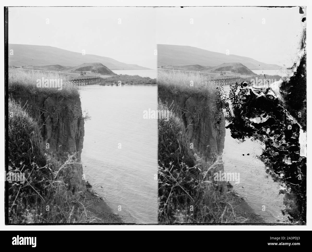 Am Südende des Sees von Galiläa Stockfoto