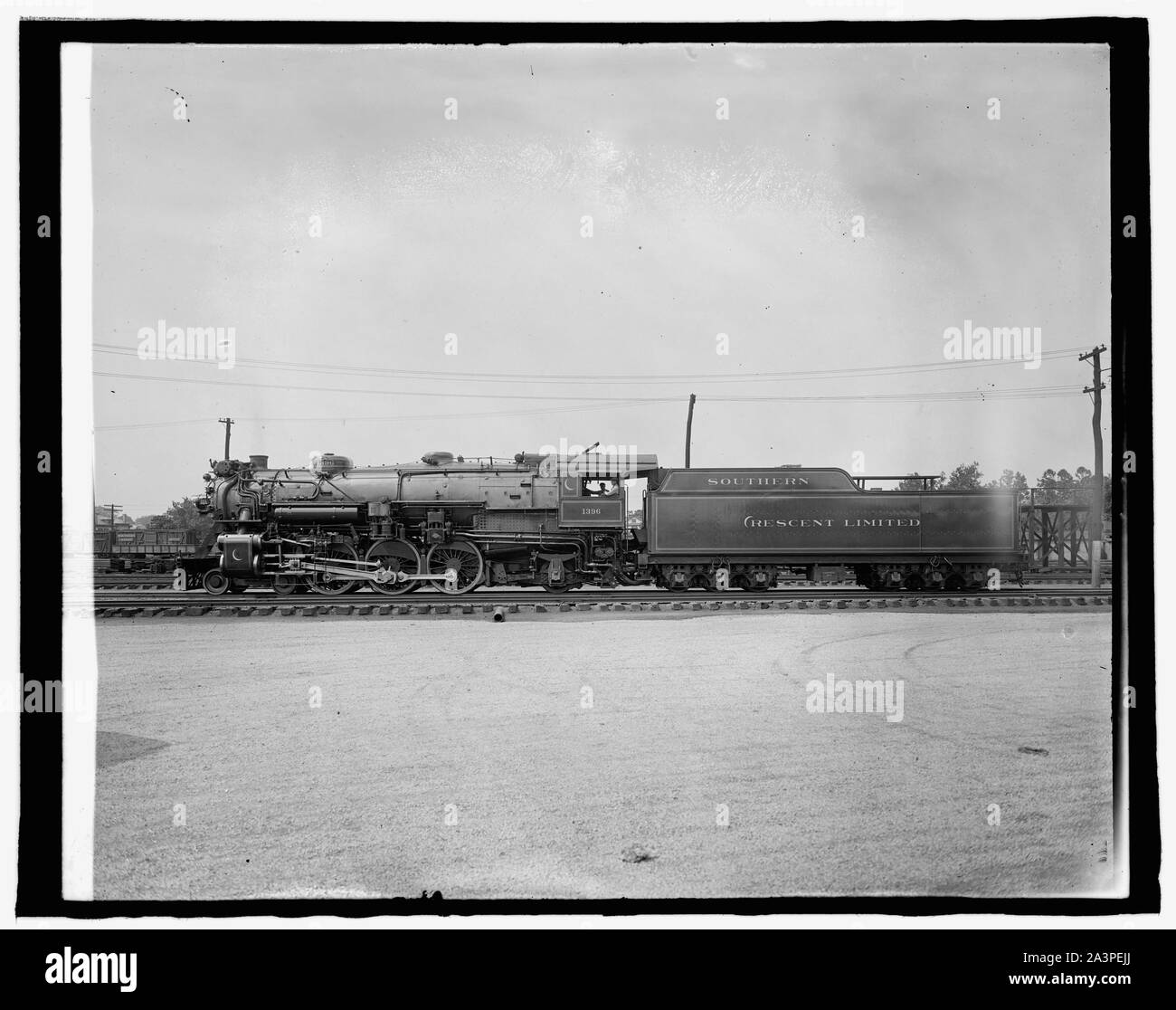 Südliche R.R. Co.Crescent Lokomotive Stockfoto