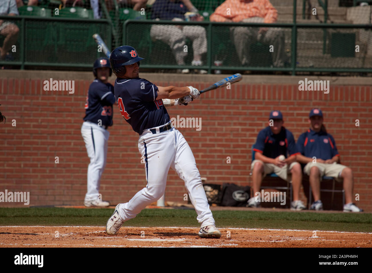Feder Baseballspiel, Auburn University, Auburn, Alabama Stockfoto