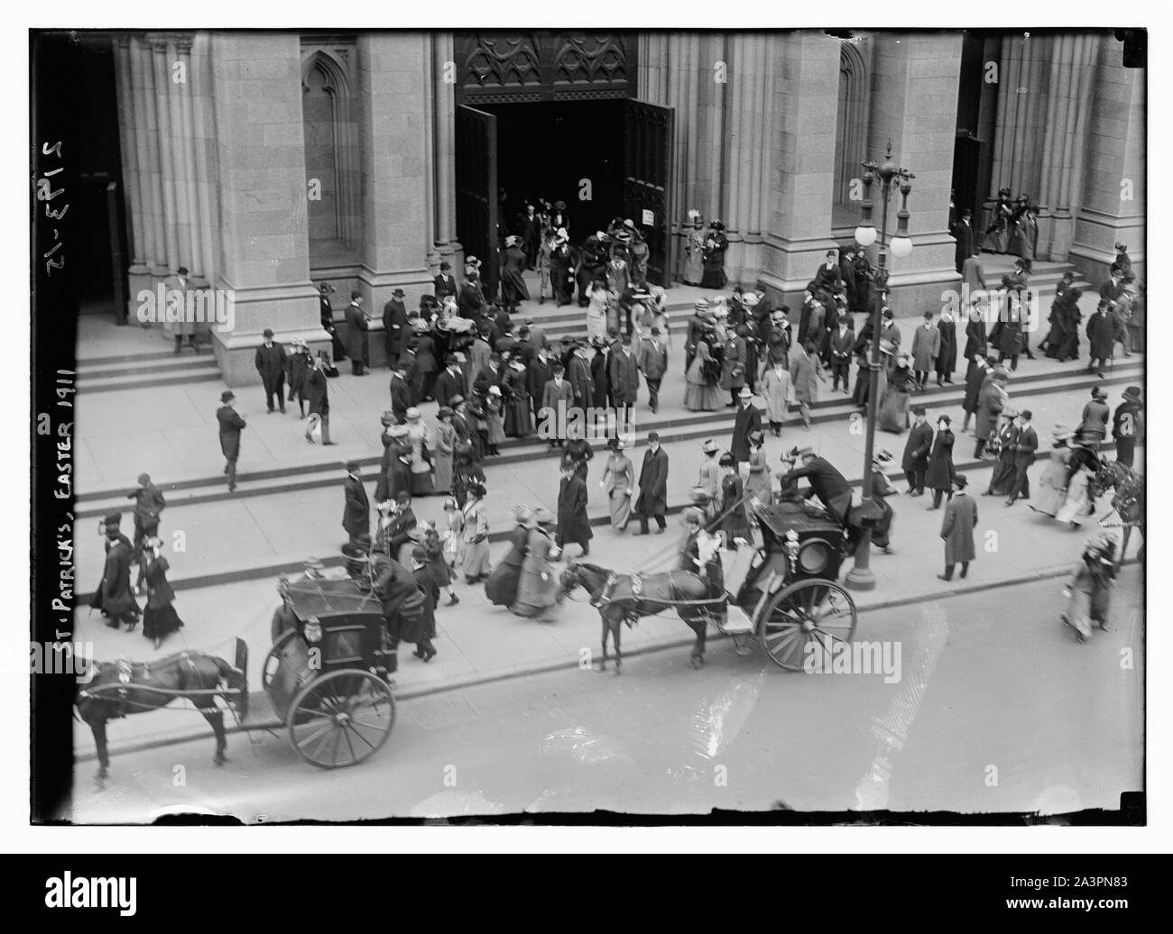 St. Patrick's, Ostern, 1911 Stockfoto