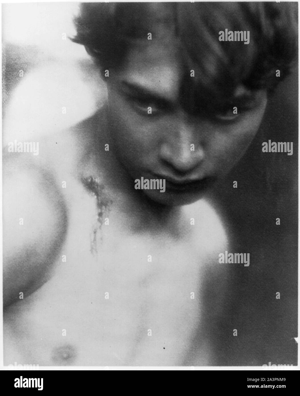 St. Sebastian mit verwundeten Brust Stockfoto