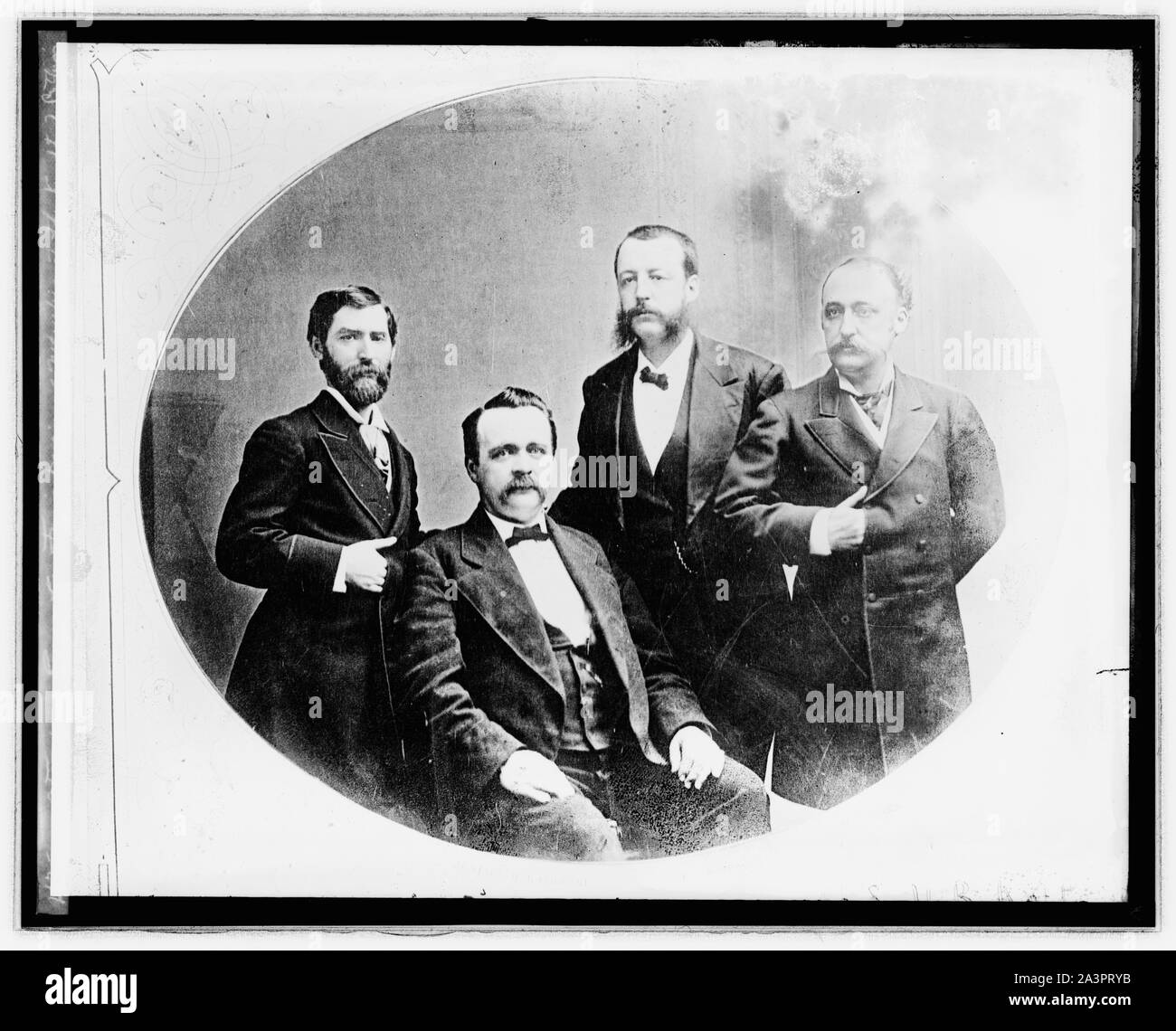 Standard Eng. Co., vier Gründungsmitglieder der Ritter von Pythias Stockfoto