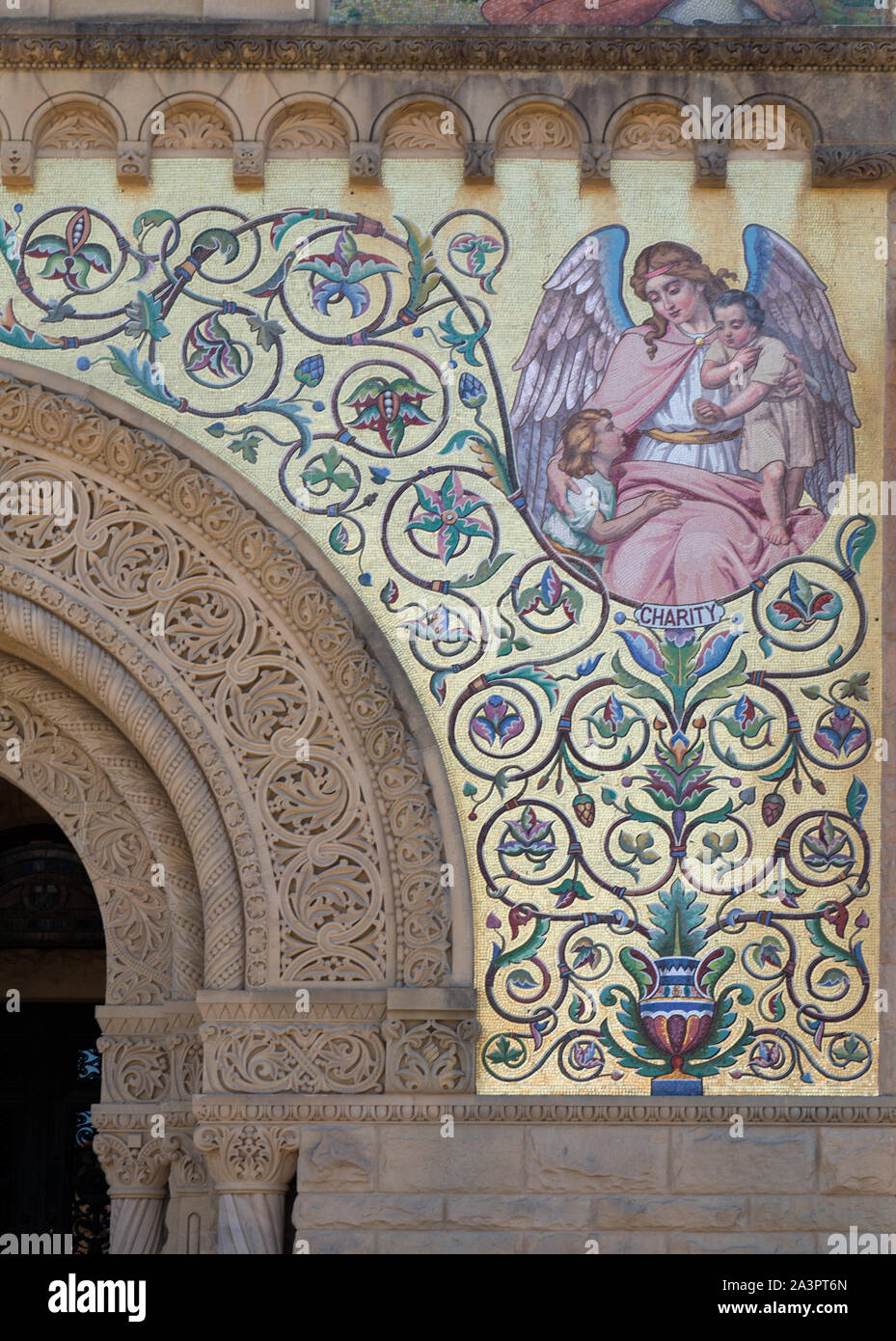 Stanford University, Palo Alto, Kalifornien Stockfoto