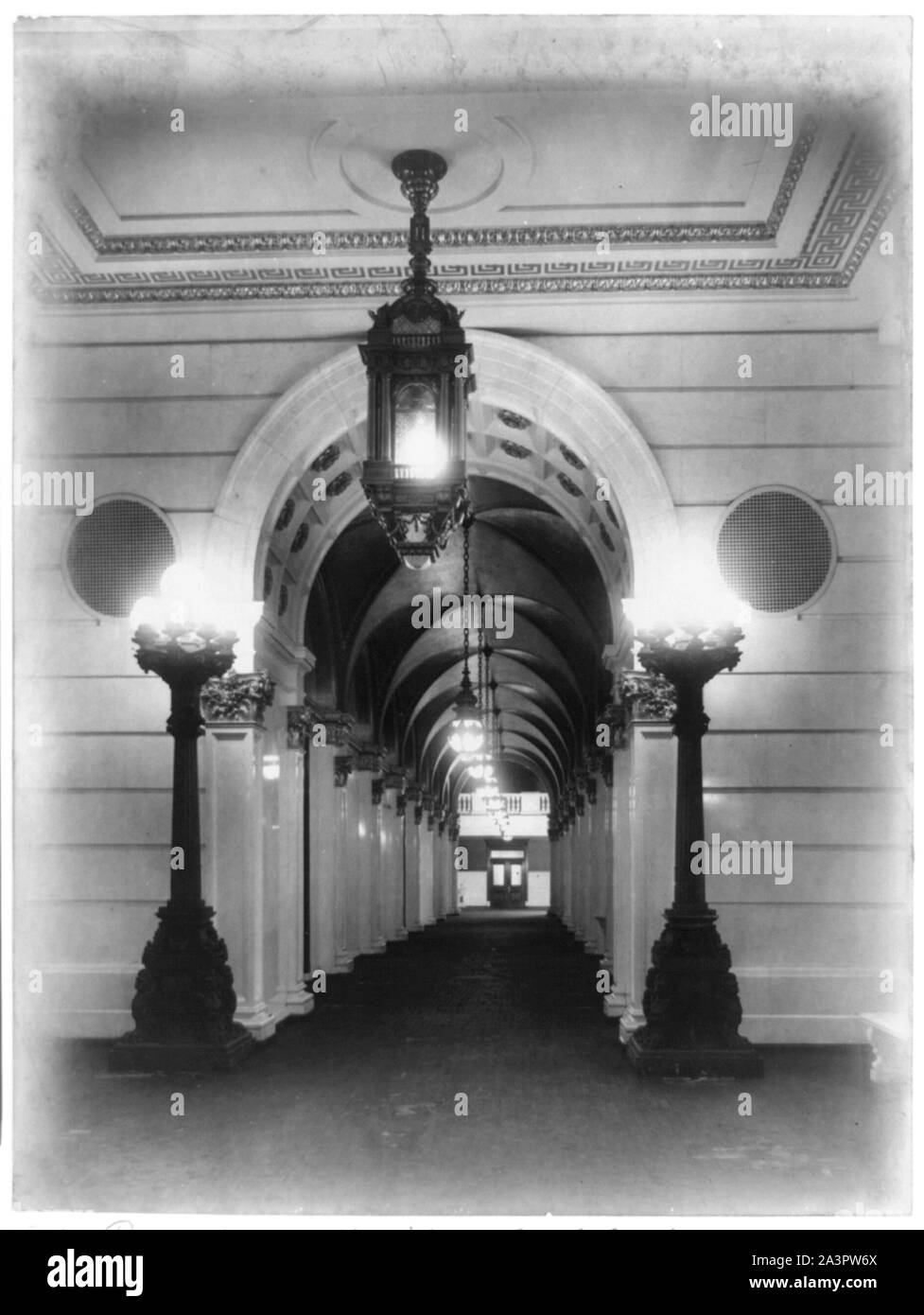 State Capitol, Harrisburg, Pennsylvania: Korridor Stockfoto