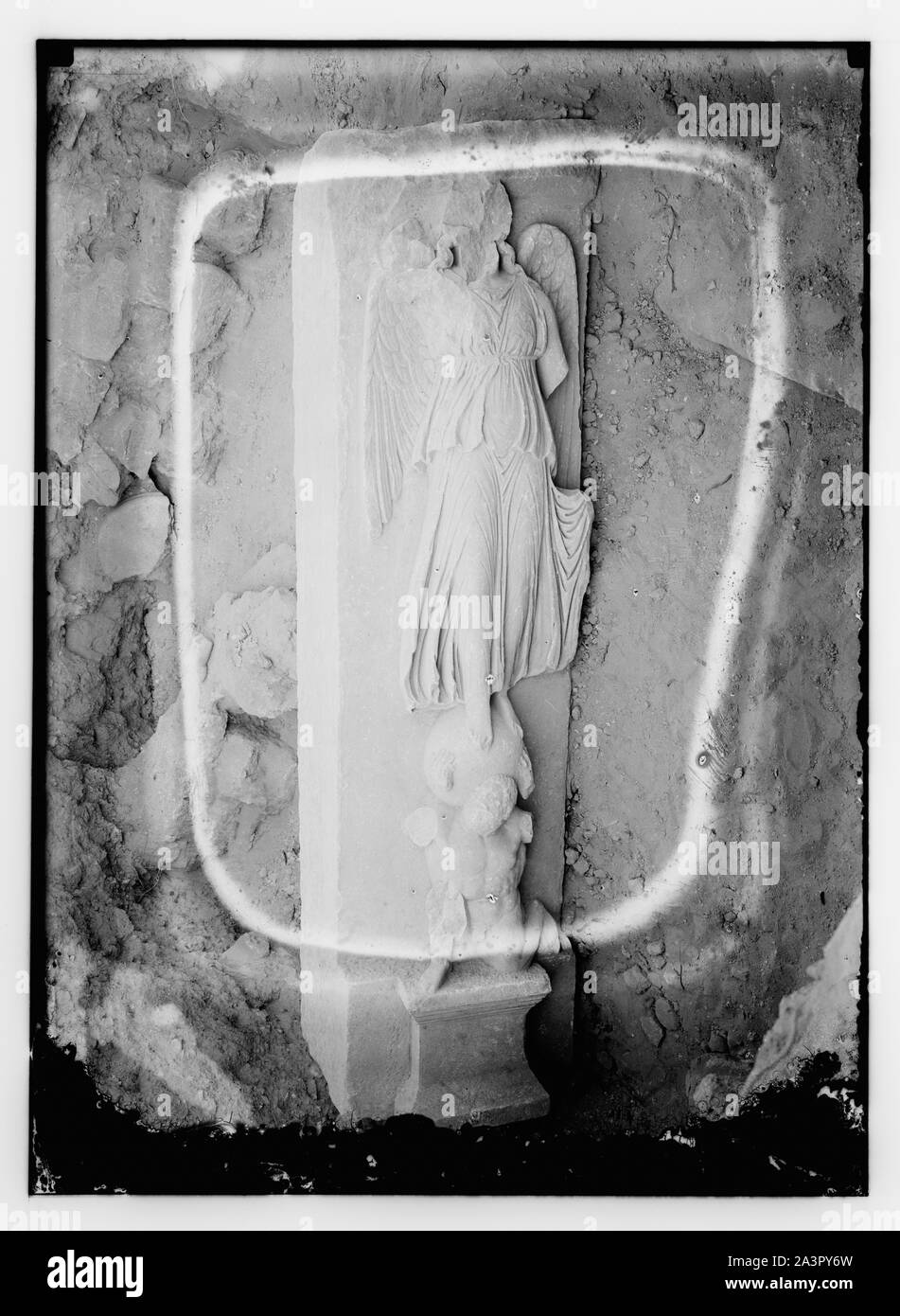 Statue des Sieges in Ascalon, 1920 gefunden Stockfoto