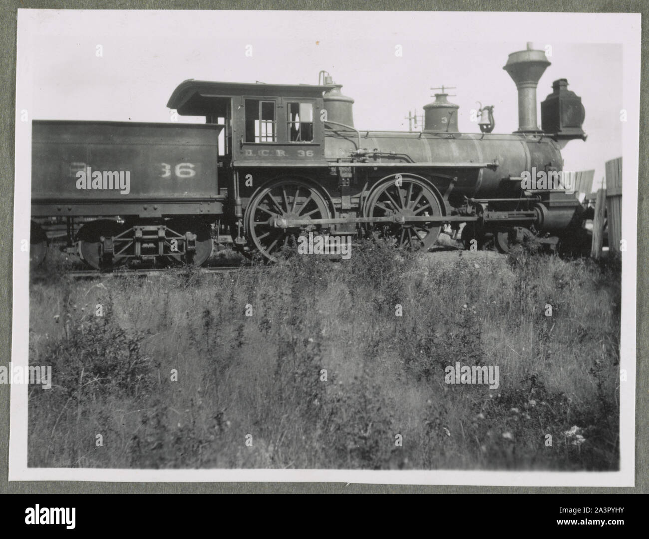 Dampflok Nr. 4 des Illinois Central Railroad Company Stockfoto