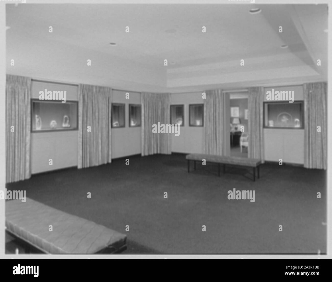 Steuben Glas, Geschäft an der 5th Avenue und 56th Street, New York City. Stockfoto