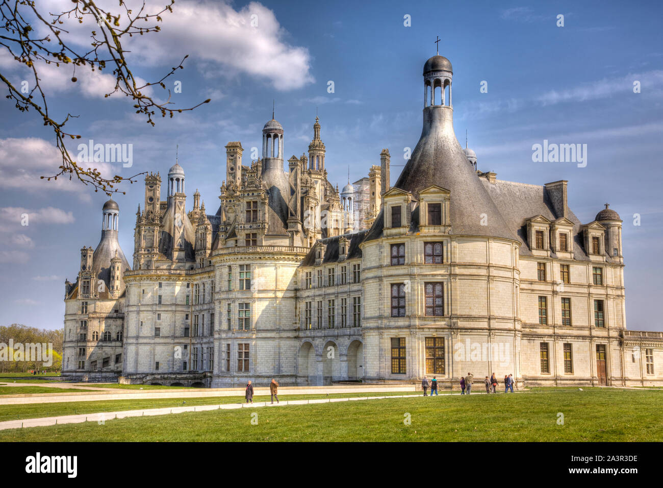 Chateau de Chambord, Loiretal, Frankreich Stockfoto