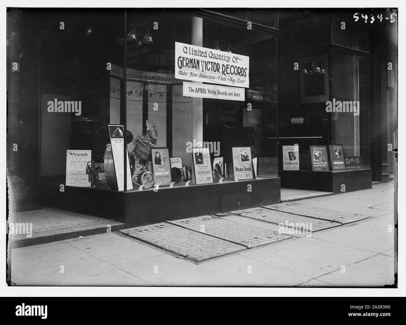 Store: Deutsche Victor Records auf Verkauf Stockfoto