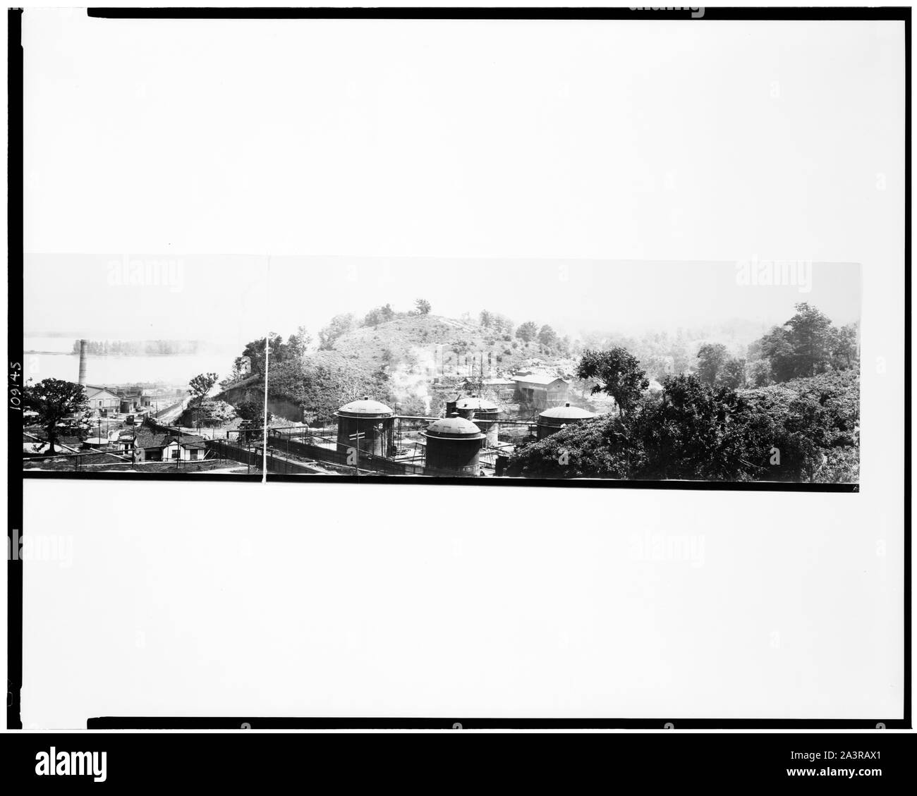 Sugar Creek Raffinerie Stockfoto