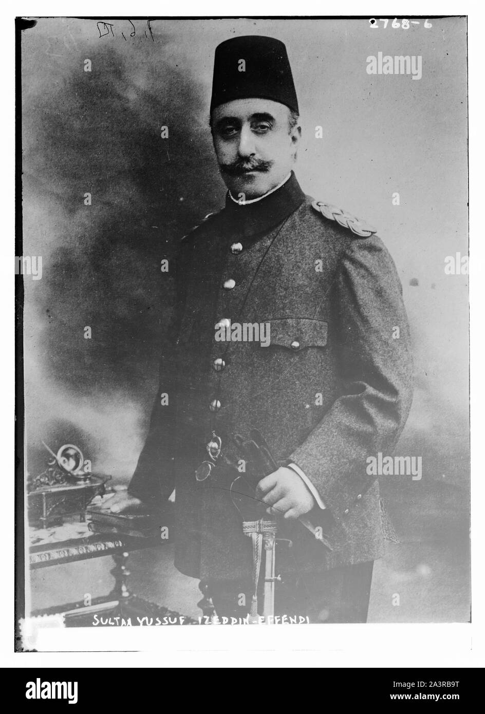 Sultan Yussuf Izeddin-Effendi Stockfoto