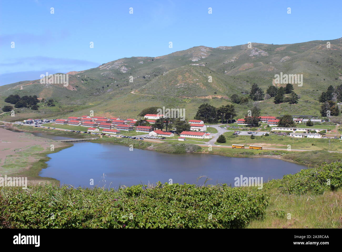 Fort Cronkhite und Rodeo Lagune, Marin Headlands, Kalifornien Stockfoto