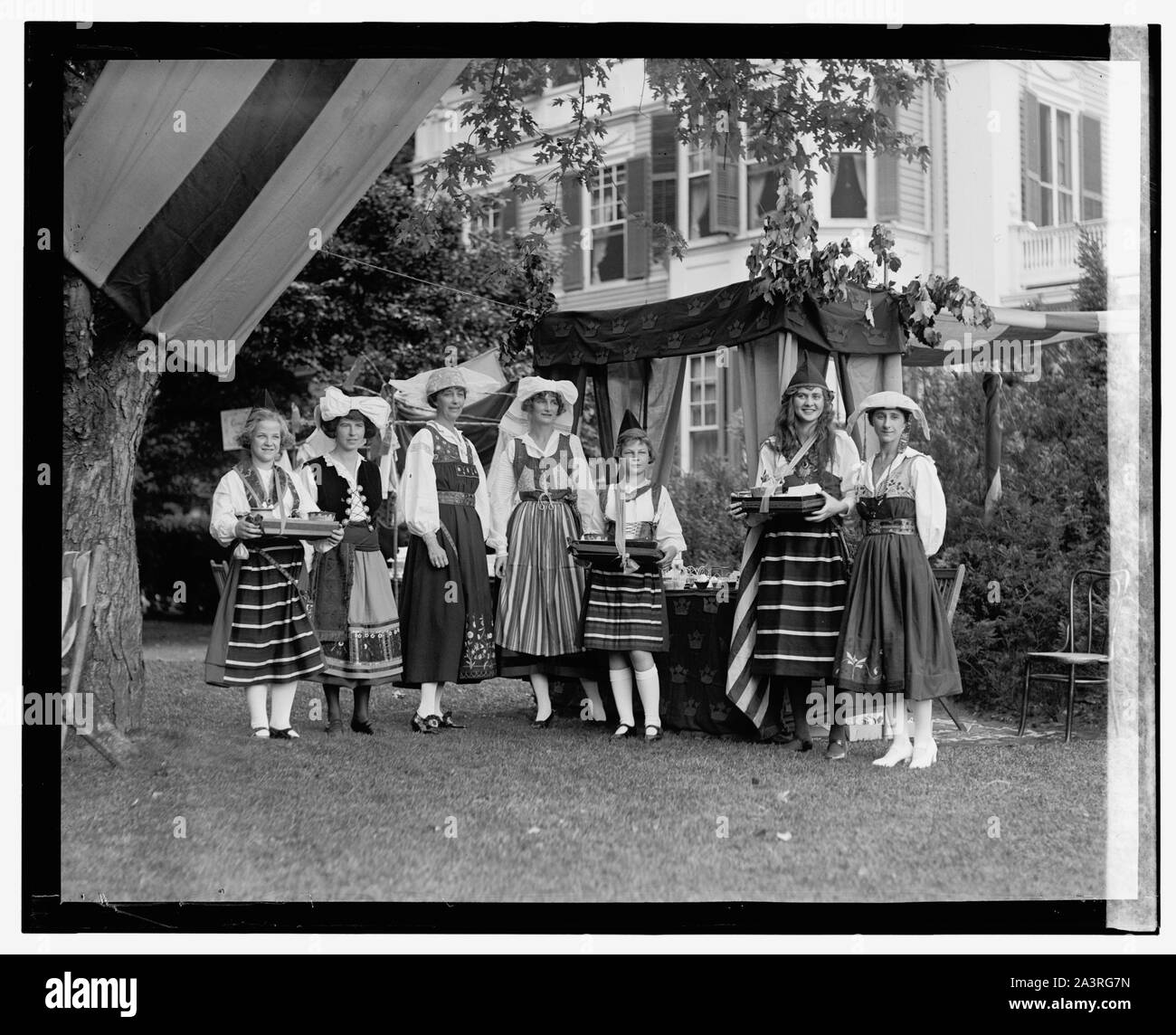 Schweizer stand, Fete Champetre, 5/21/22. Stockfoto