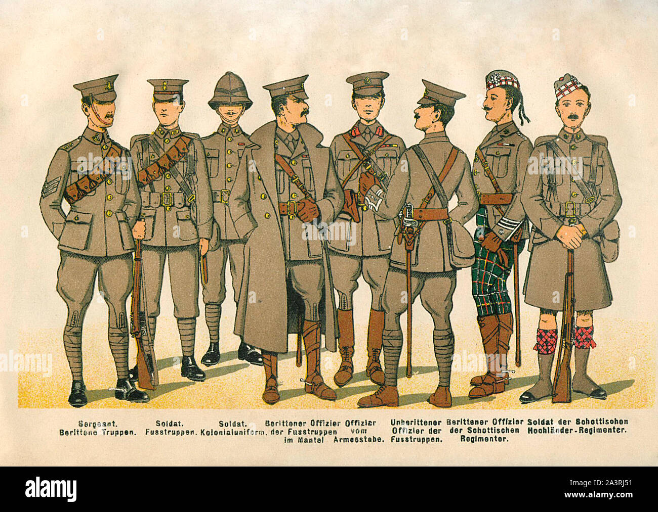British officer first world war Fotos und Bildmaterial in hoher