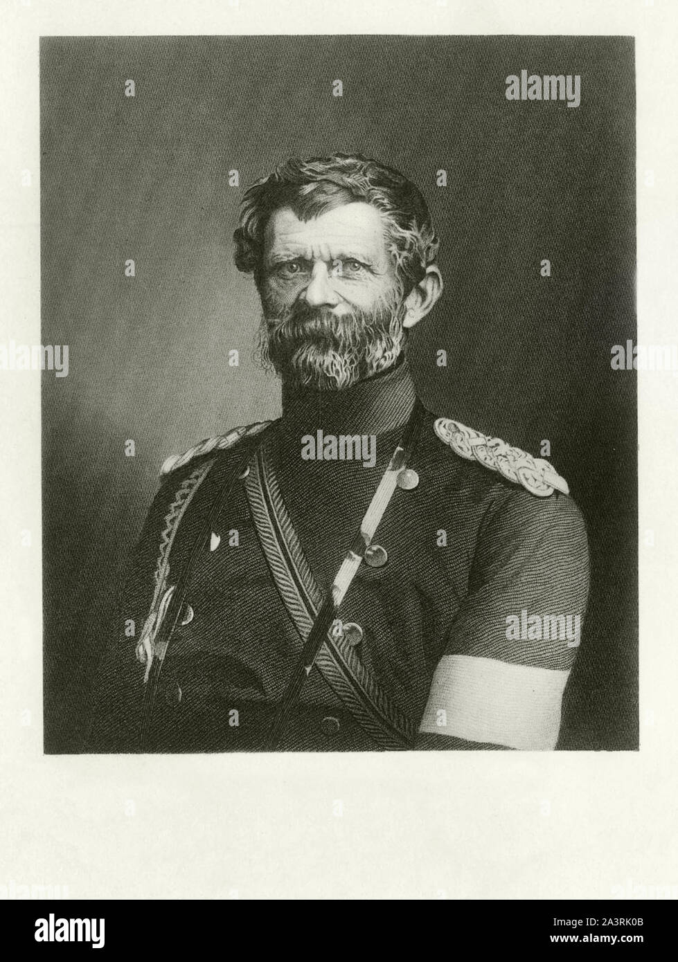 Edwin Karl Rochus Freiherr von Manteuffel (1809 - 1885) war ein preußischer Generalfeldmarschall, bekannt für seine Siege im Deutsch-Französischen Krieg. Stockfoto