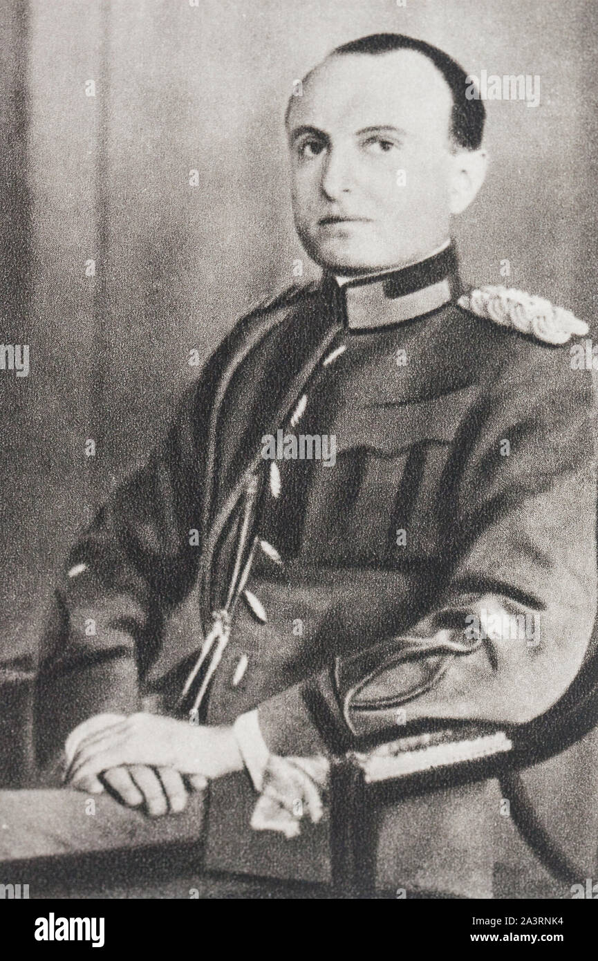 Prinz Paul von Jugoslawien, auch bekannt als Paul Karageorgevich wurde Prince Regent von Jugoslawien während der Minderheit von König Peter II. Paul war ein erster Co Stockfoto