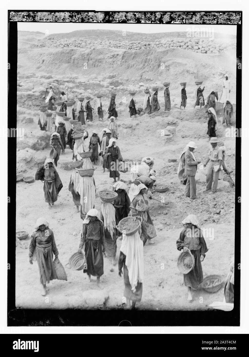 Tel Beit Mirsim. Stockfoto