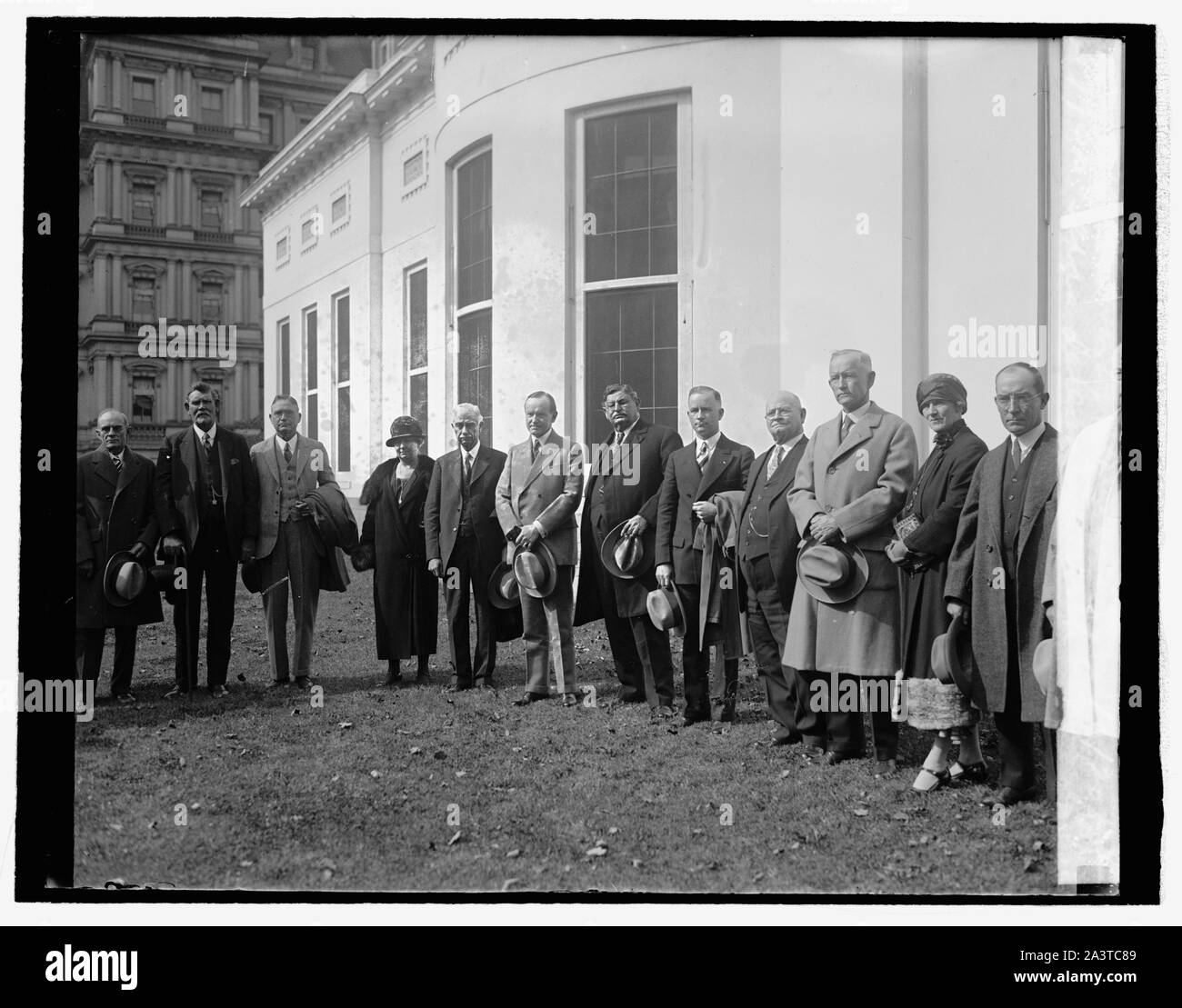 Tepas Delegation mit Coolidge (Haus Möglichkeiten & bedeutet Com.), 10/20/25 Stockfoto