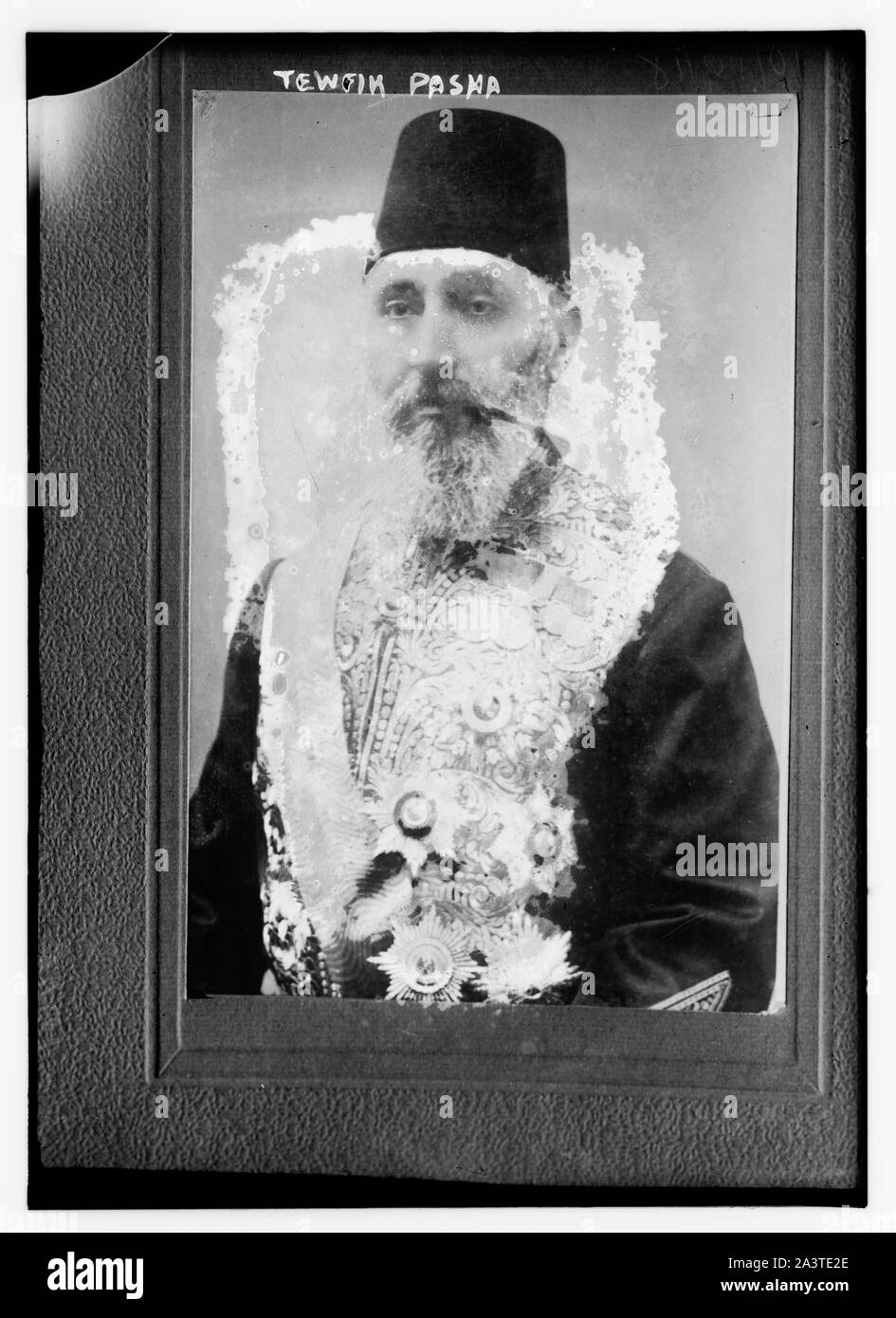 Tewfik Pasha Stockfoto
