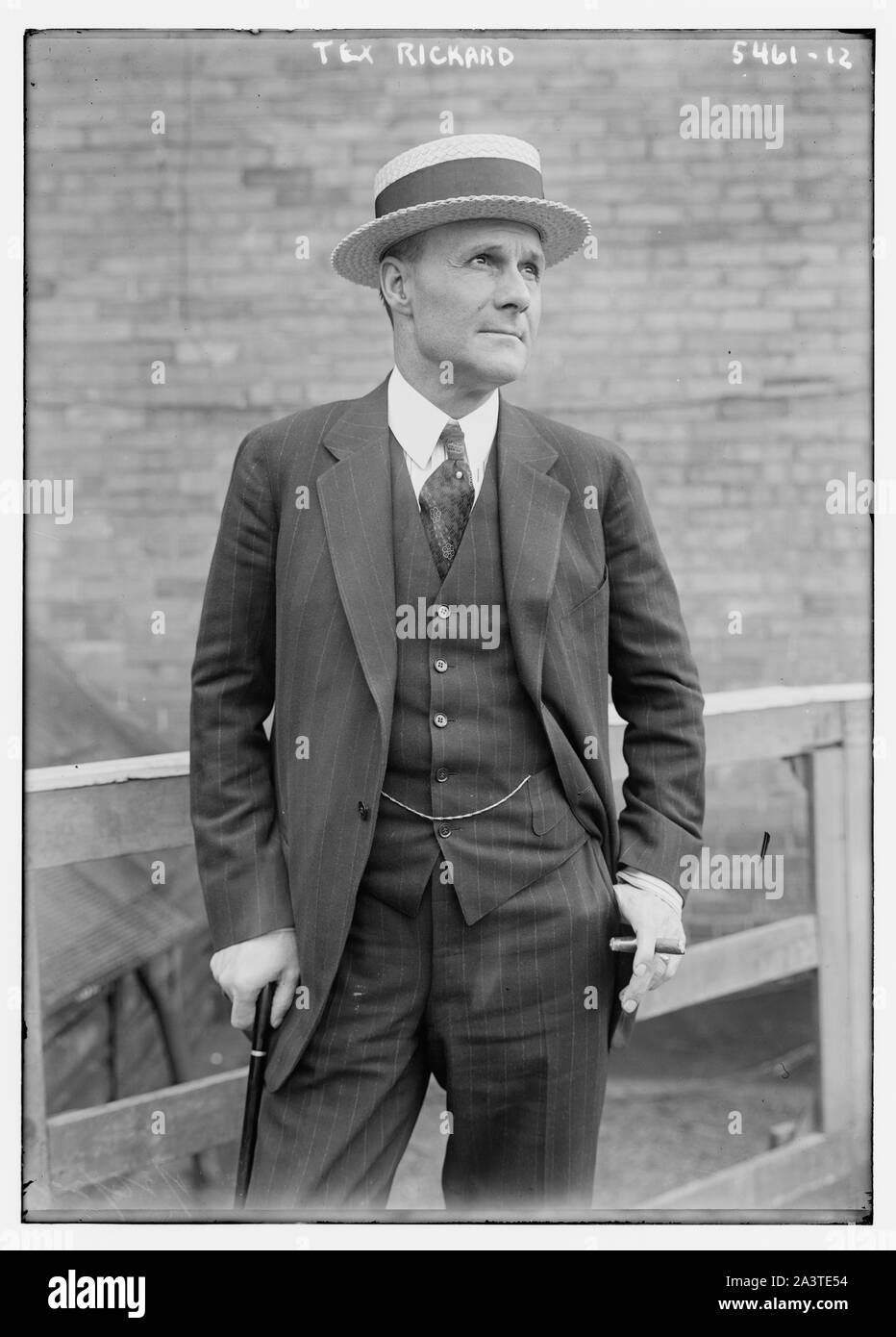 Tex Rickard Stockfoto