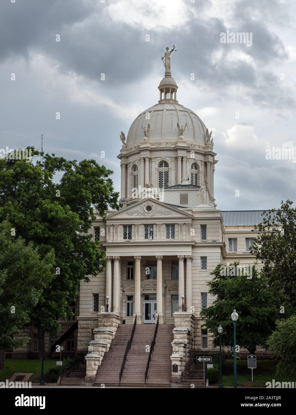 Die 1902 McLennan County Courthouse in Waco, Texas Stockfoto