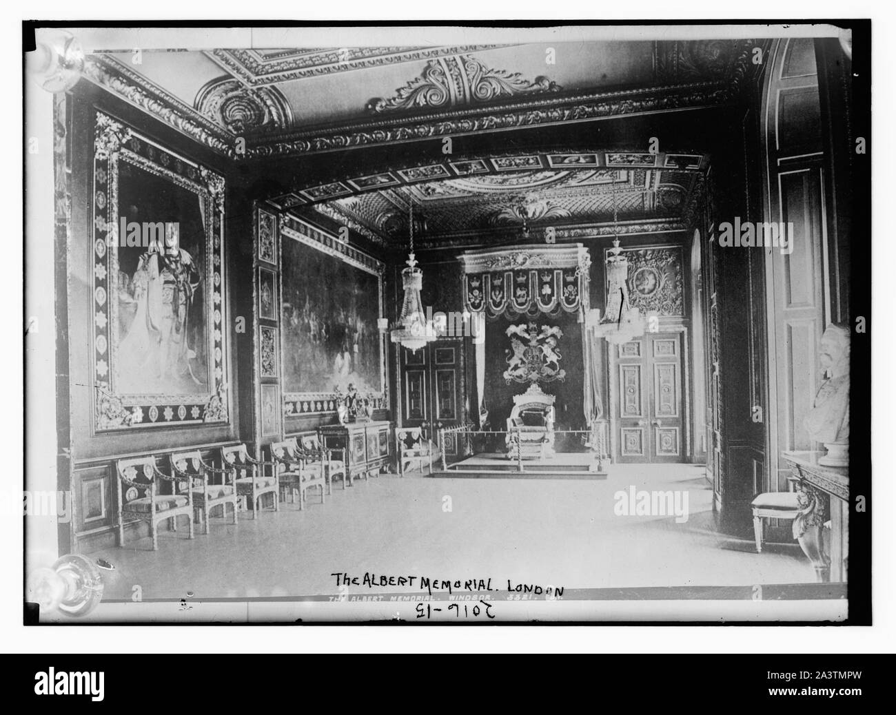 Das Albert Memorial, London Stockfoto