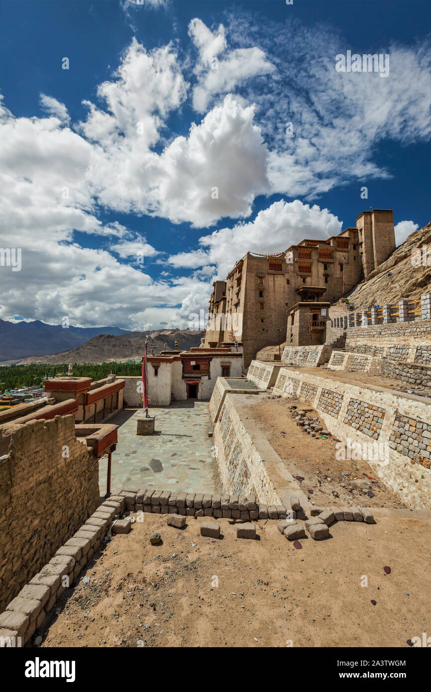 Palast von Leh, Ladakh, Indien Stockfoto