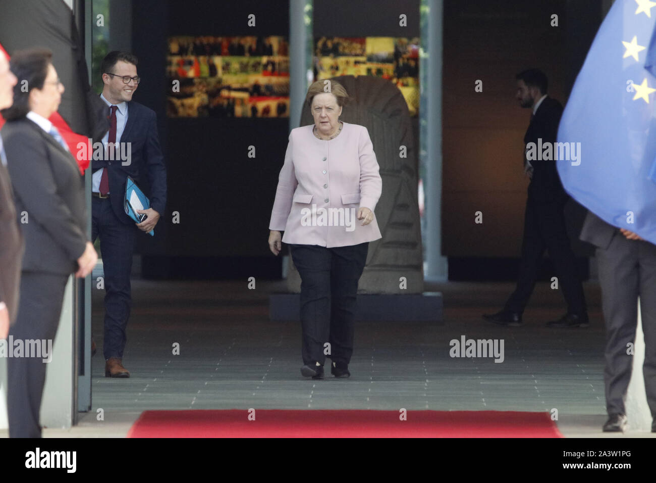 Angela Merkel-Treffen der Dt. Bundeskanzlerin mit dem ukrainischen Praesidenten, Bundeskanzleramt, 18. Juni 2019, Berlin/Angela Merkel - Treffen der Stockfoto