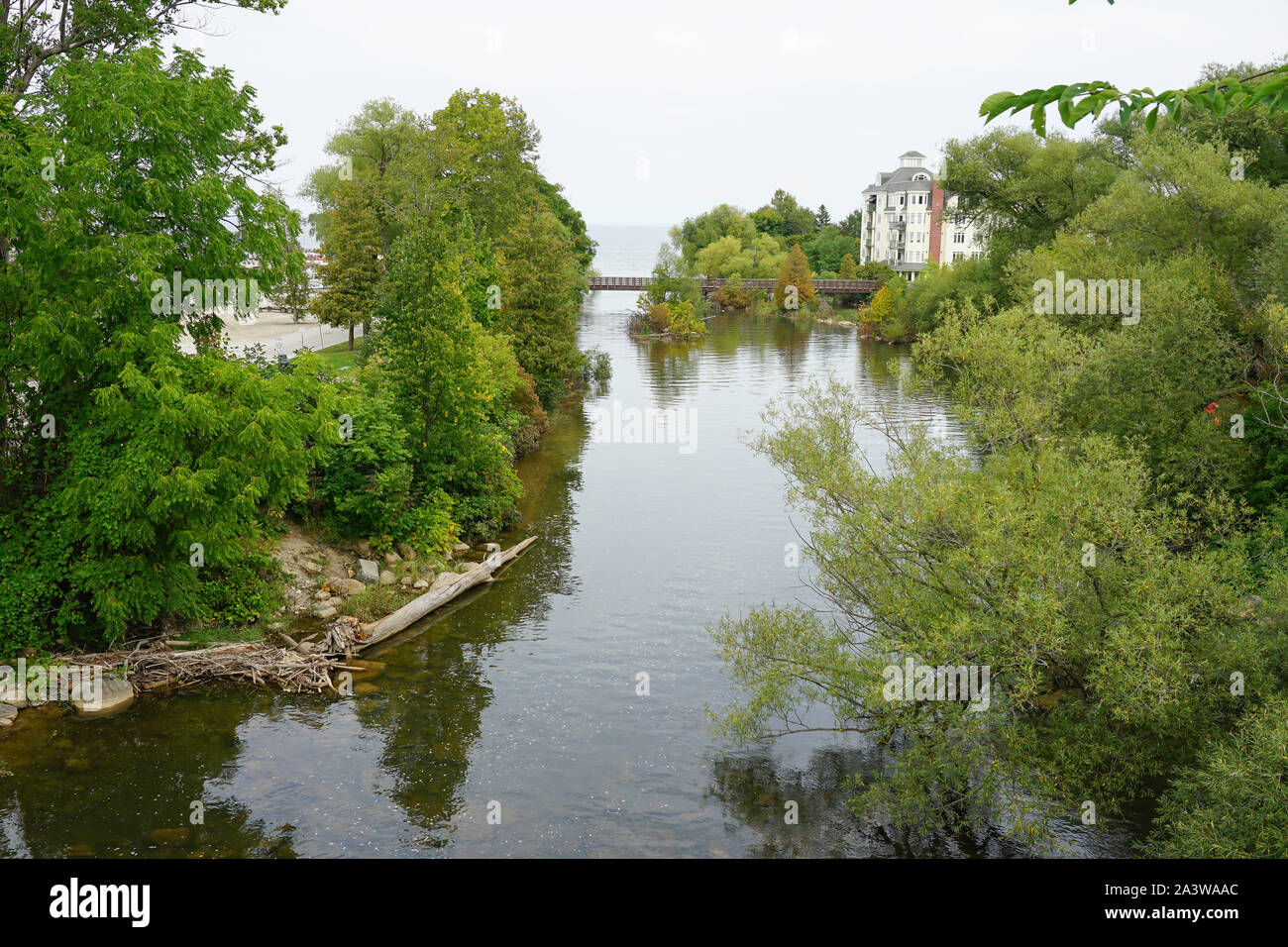 Marian und Stausee in Thornbury, Ontario, Kanada, Nordamerika Stockfoto