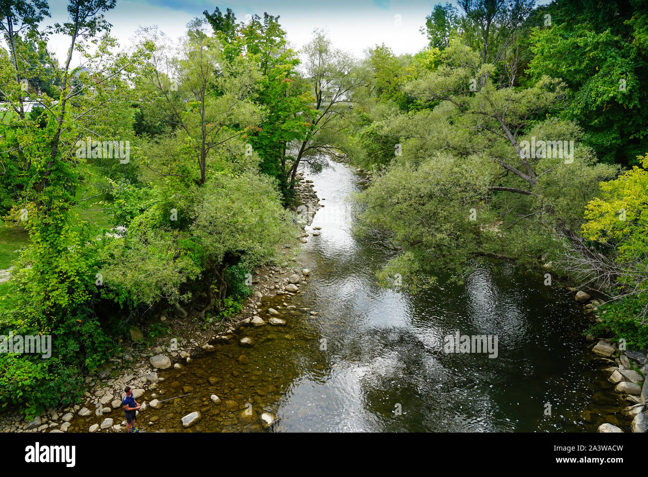 Marian und Stausee in Thornbury, Ontario, Kanada, Nordamerika Stockfoto