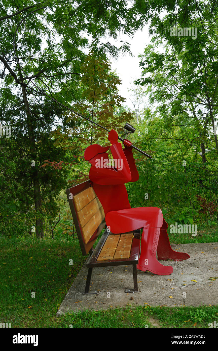 Marian und Stausee in Thornbury, Ontario, Kanada, Nordamerika Stockfoto