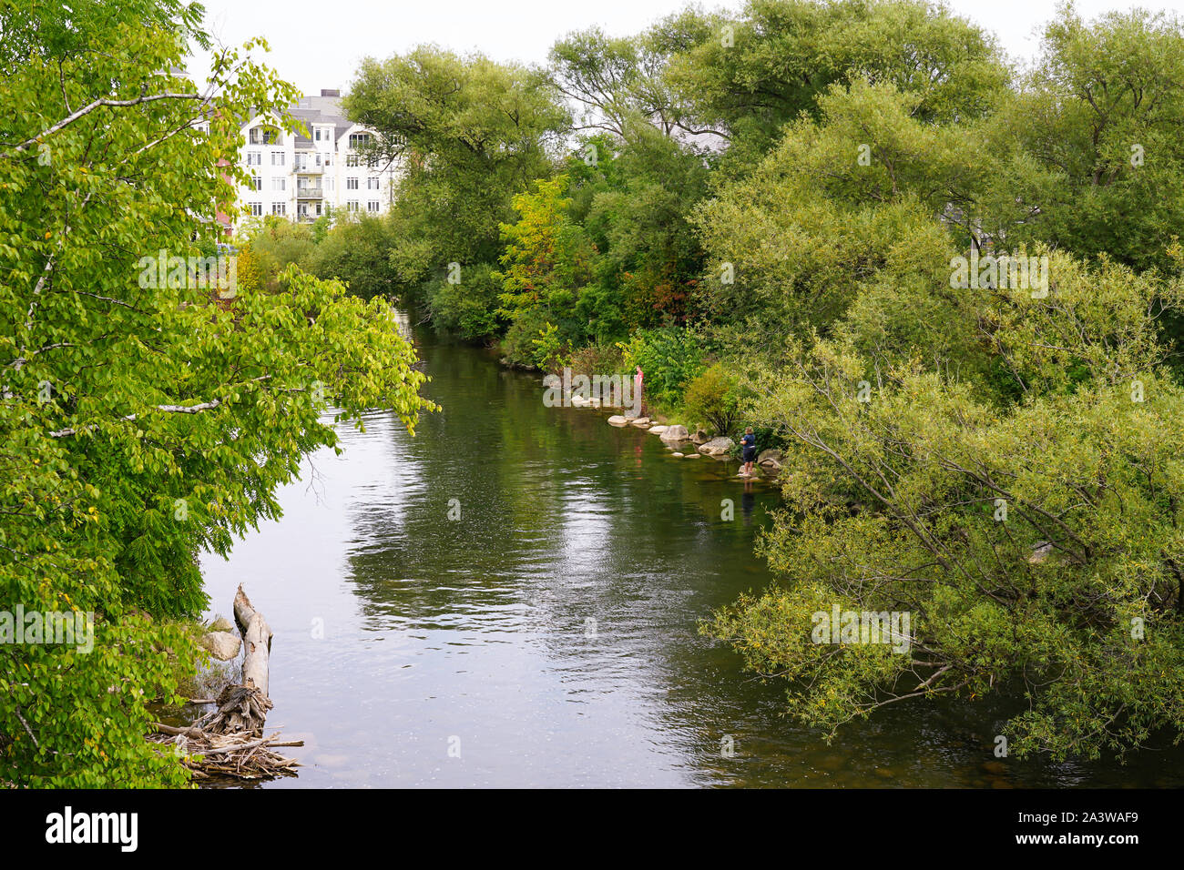 Marian und Stausee in Thornbury, Ontario, Kanada, Nordamerika Stockfoto