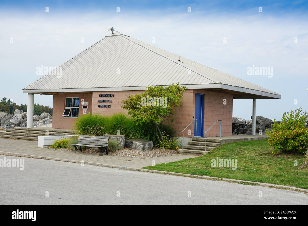 Marian und Stausee in Thornbury, Ontario, Kanada, Nordamerika Stockfoto