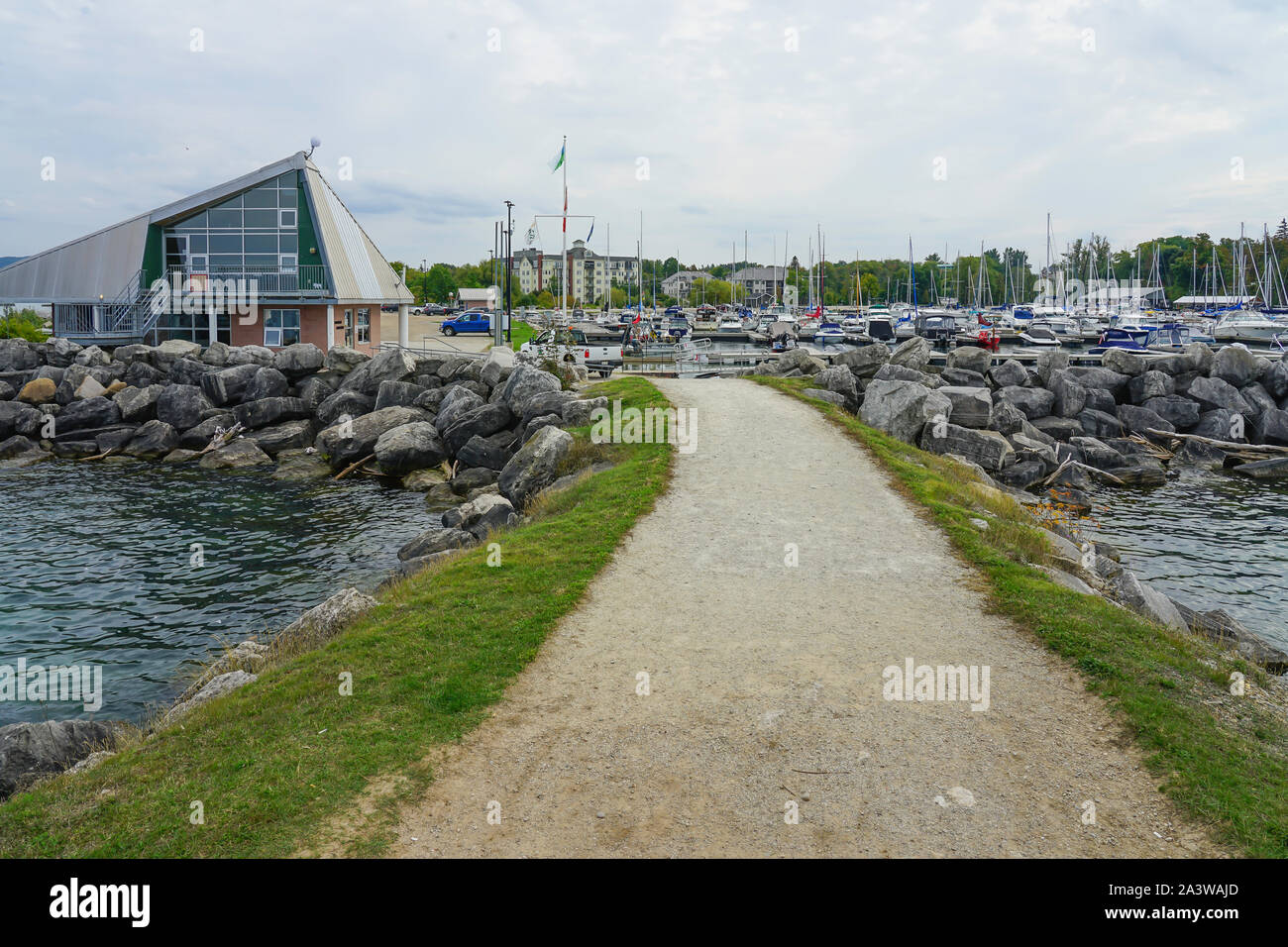 Marian und Stausee in Thornbury, Ontario, Kanada, Nordamerika Stockfoto