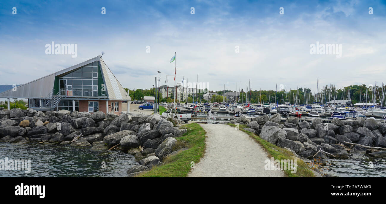 Marian und Stausee in Thornbury, Ontario, Kanada, Nordamerika Stockfoto