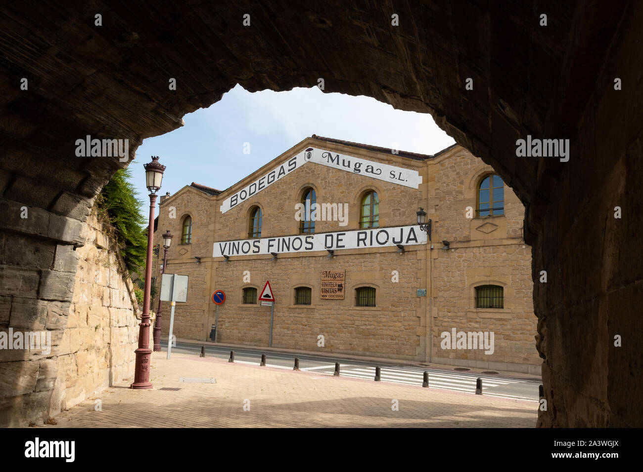 Muga bodegas oder Winery, Haro, La Rioja, Spanien Stockfoto