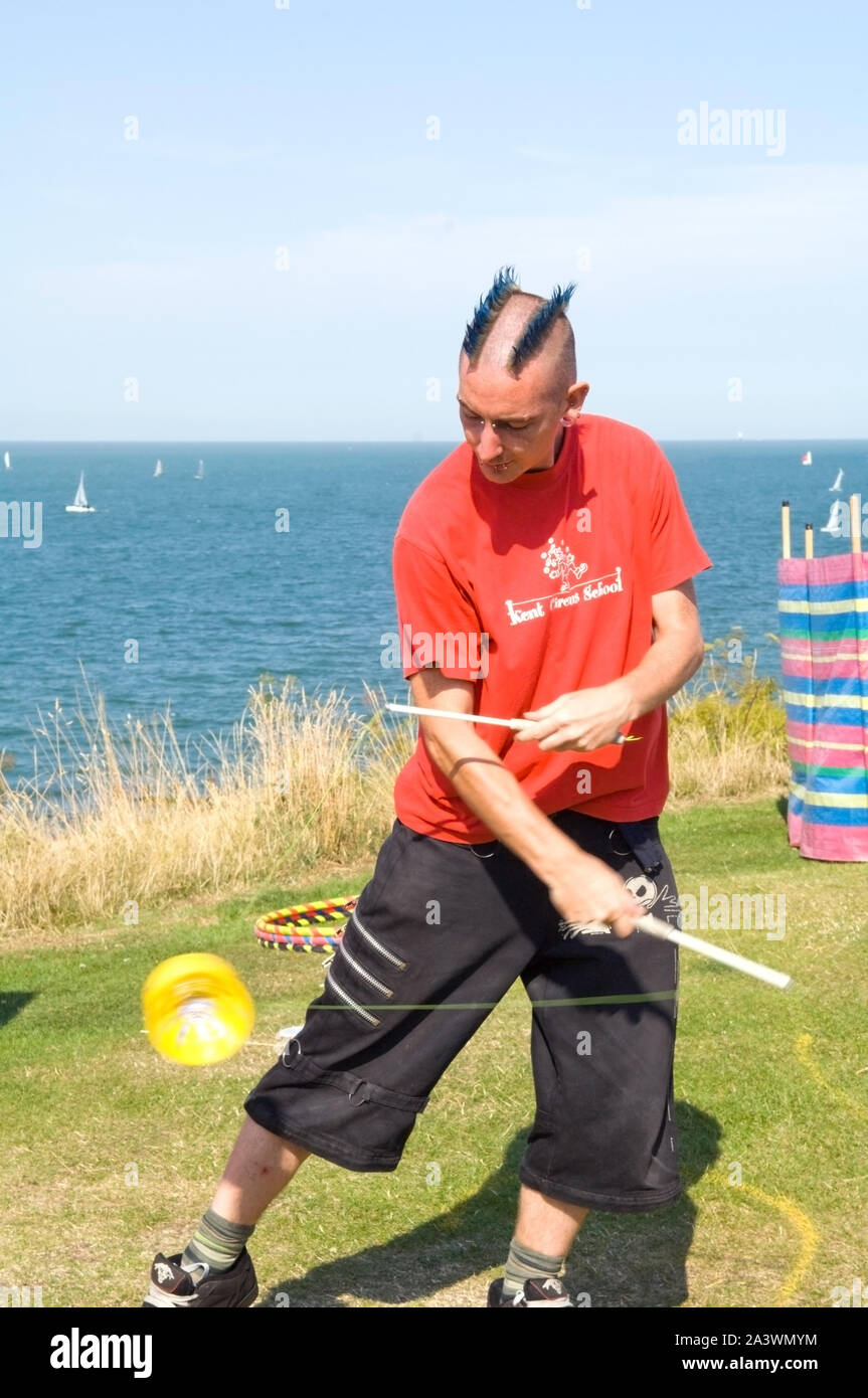 Künstler aus Kent Circus Schule Stockfoto