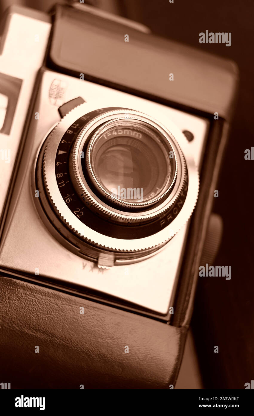Vintage Zeiss Ikon contina Entfernungsmesser style 35mm Film Kamera Stockfoto