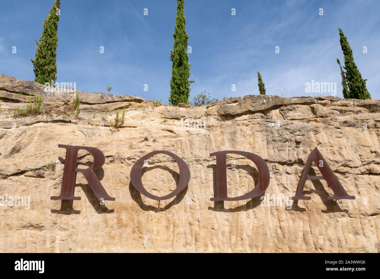 Roda Winery, Haro, La Rioja, Spanien, Europa Stockfoto