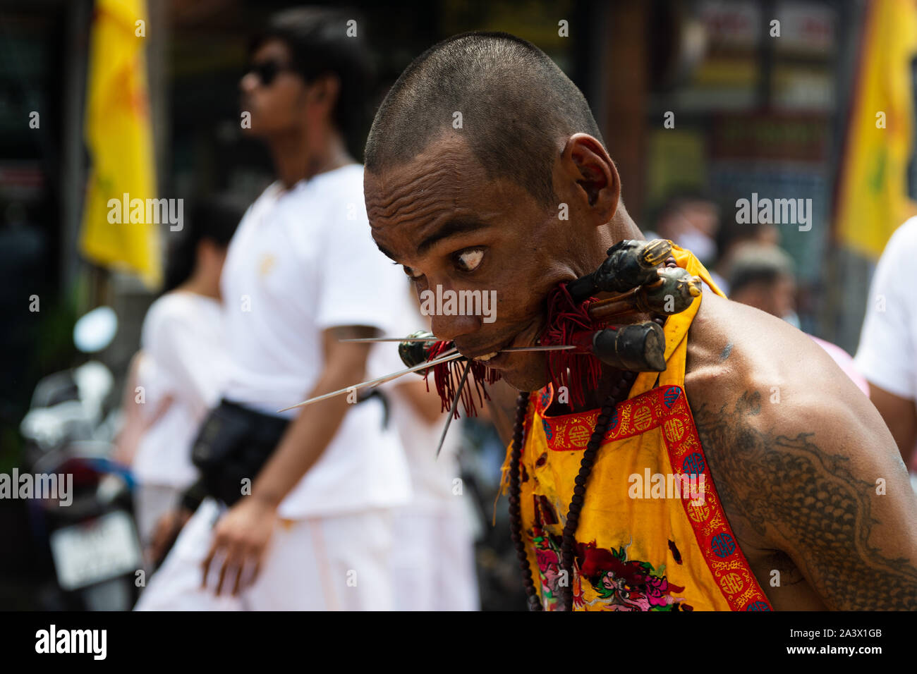 Phuket Vegetarian Festival Stockfoto