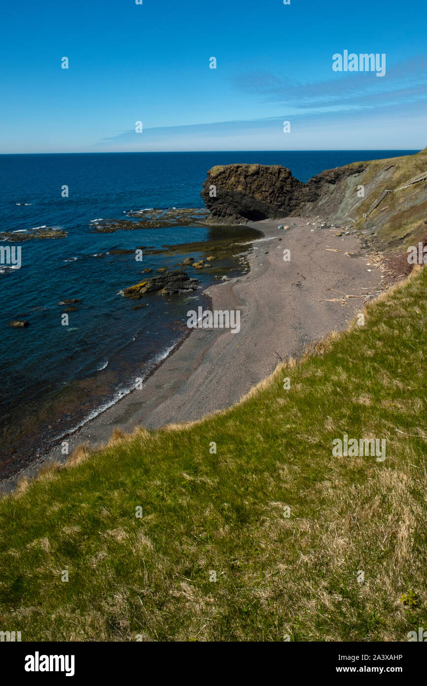 Küste am Ende der grüne Weg Gärten im Gros Morne National Park, Neufundland Stockfoto