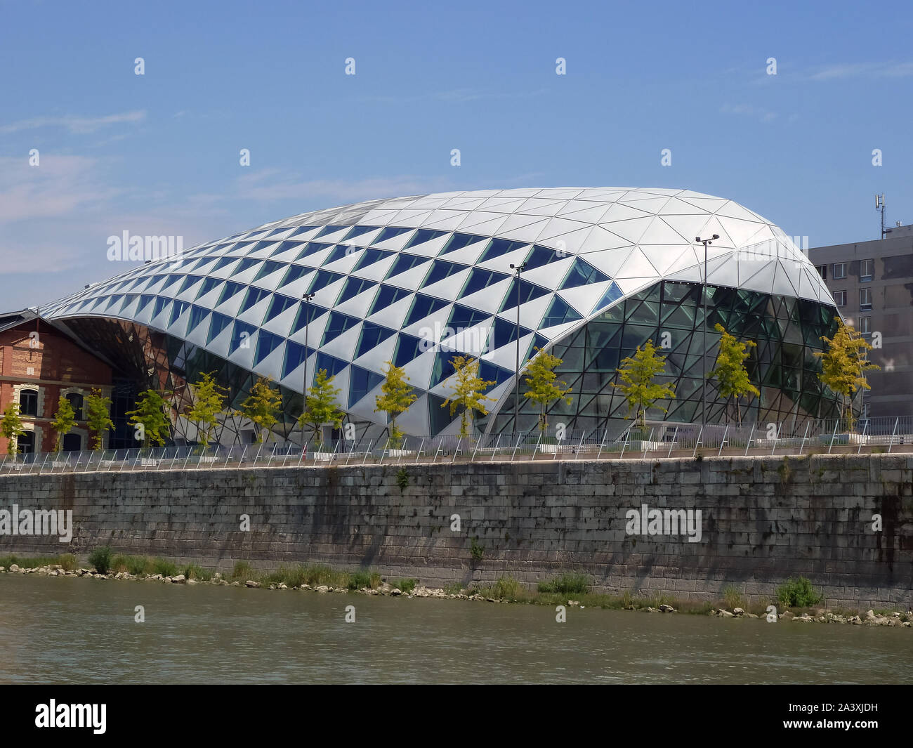 Wal Budapest, der Kultur, der Gastronomie und kommerziellen Zentrum, Bálna Budapest, MEZ, 9. Bezirk, Budapest, Ungarn, Magyarország, Europa Stockfoto