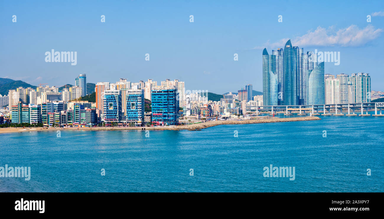 Stadtbild in Busan, Südkorea Stockfoto