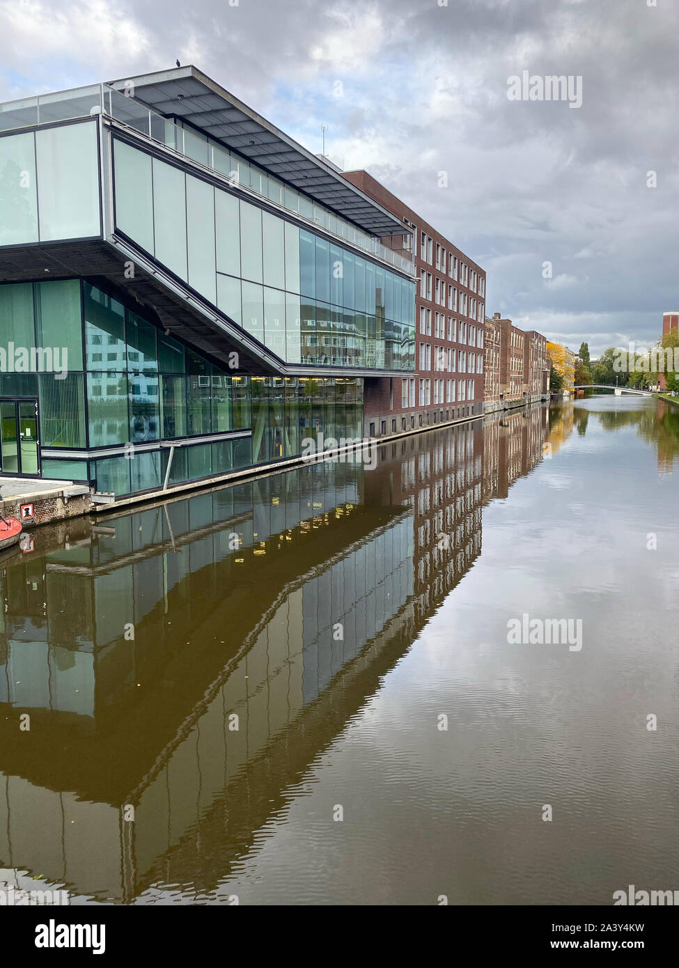 Amsterdam, Niederlande - Oktober 2,2019: Die Universität von Amsterdam ist eine öffentliche Universität. Sie ist eine von zwei grossen, öffentlich finanzierte Forschung universi Stockfoto