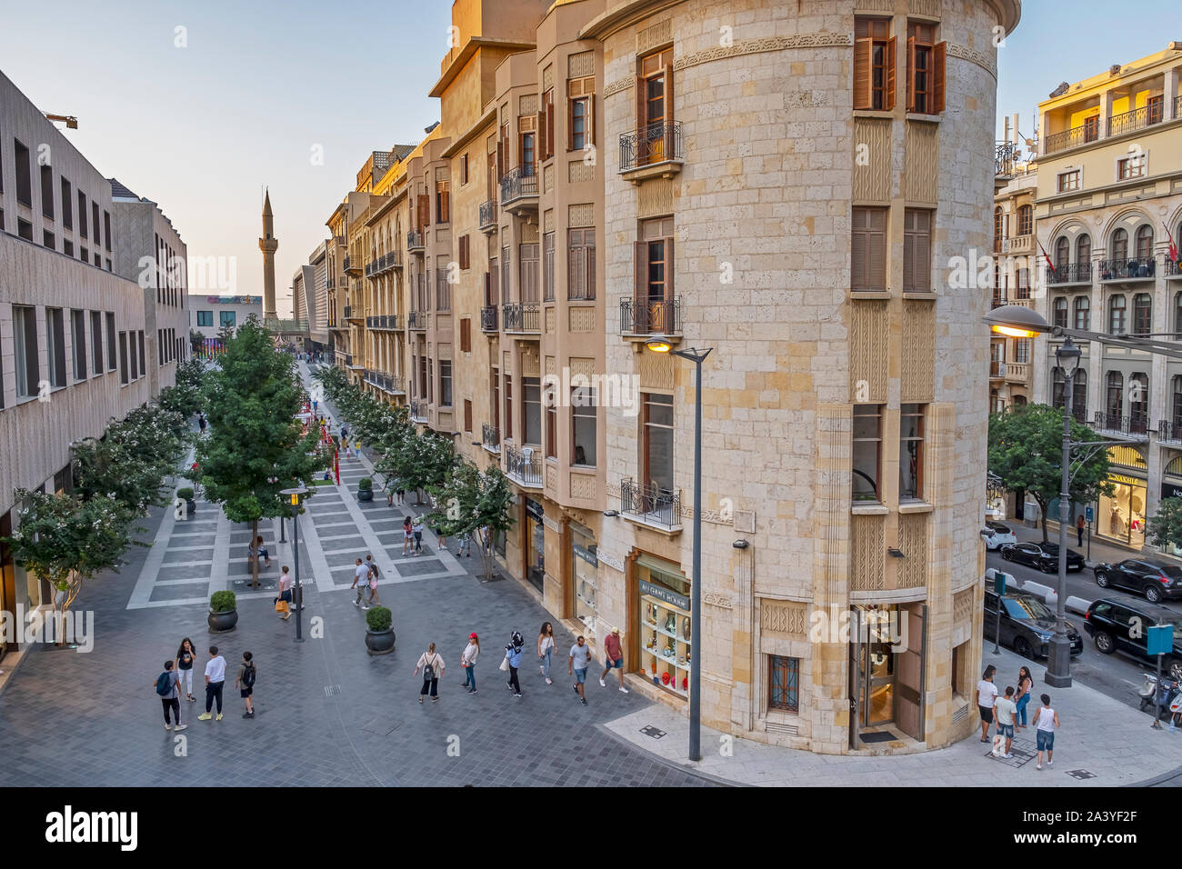 Al Moutran Street, Downtown, Beirut, Libanon Stockfoto